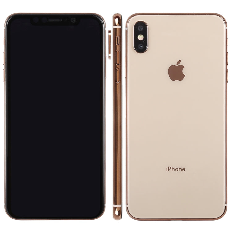 For iPhone XS Max Dark Screen Non-Working Fake Dummy Display Model (Gold)