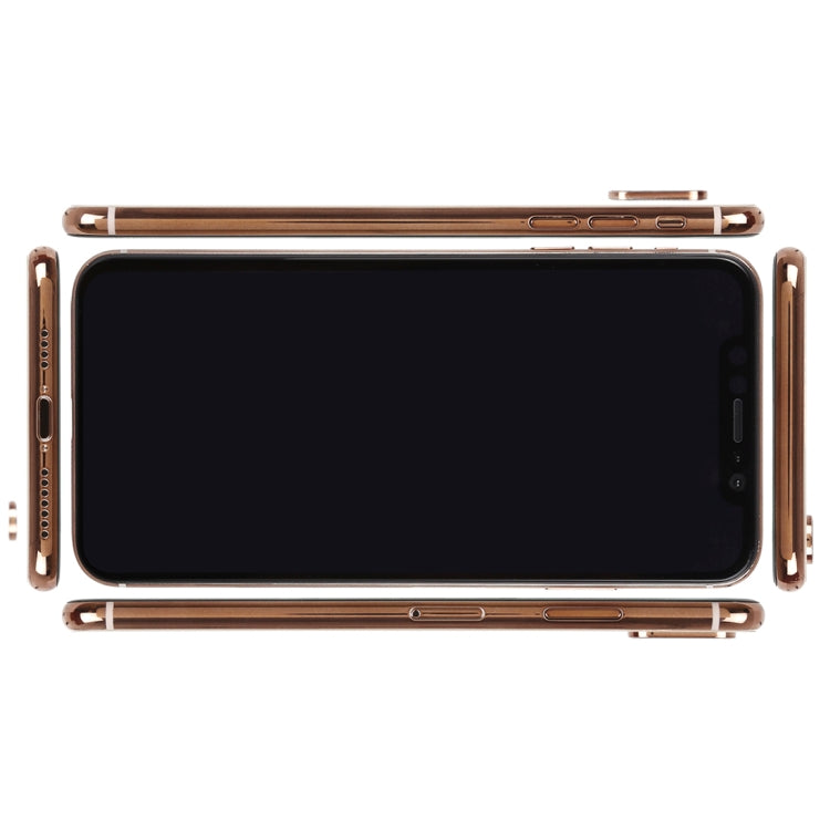 For iPhone XS Max Dark Screen Non-Working Fake Dummy Display Model (Gold)