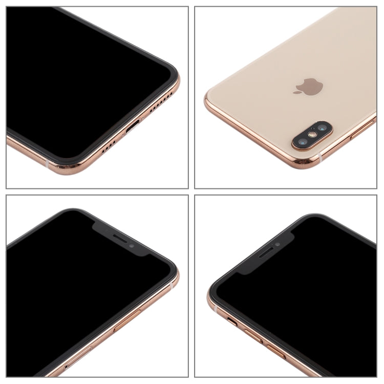 For iPhone XS Max Dark Screen Non-Working Fake Dummy Display Model (Gold)
