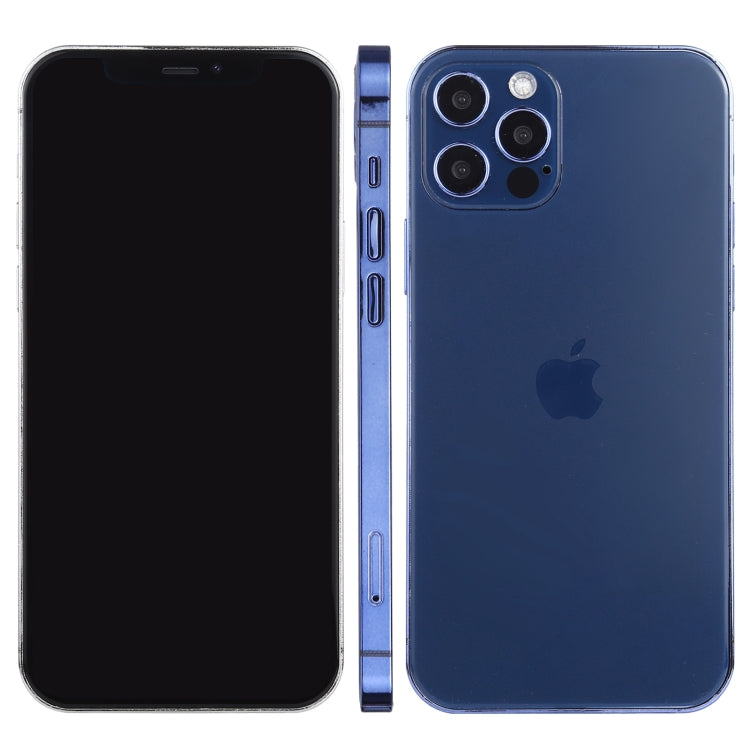 For iPhone 12 Pro Max Black Screen Non-Working Fake Dummy Display Model, Light Version(Aqua Blue)