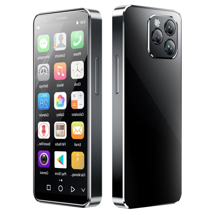 SOYES XS16 Pro, 4GB+128GB, 4.0 inch Android 9.0 MTK6762 Octa Core up to 2.0GHz, OTG, Network: 4G, Dual SIM (Black)