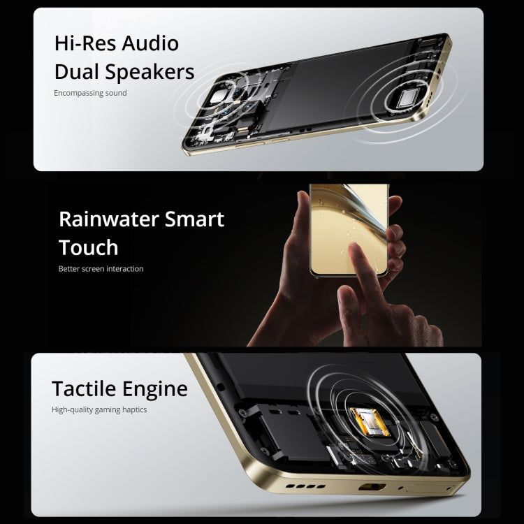 Realme 13 Pro+, 12GB+256GB, Screen Fingerprint Identification, 6.7 inch Realme UI 5.0 Snapdragon 7s Gen 2 Octa Core, NFC, Network: 5G (Gold) - free shipping - PMC Jewellery - Order now!