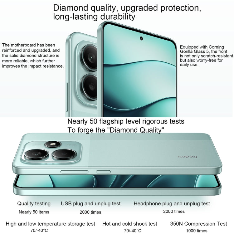 Xiaomi Redmi Note 14 5G, 12GB+256GB, 6.67 inch Xiaomi HyperOS Mediatek Dimensity 7025-Ultra Octa Core, Network: 5G (Green)