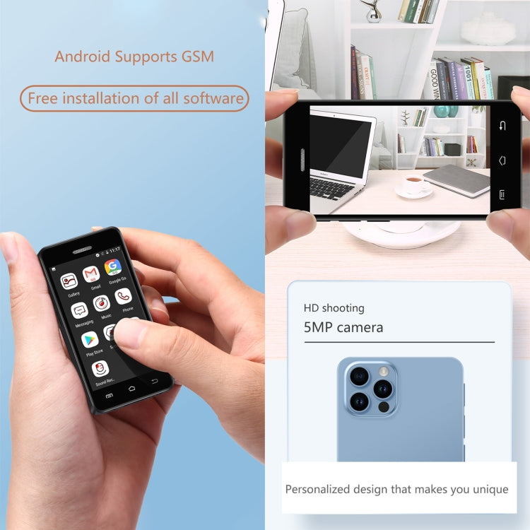 MELROSE S9 Pro, 2GB+16GB, 3.0 inch Android 8.1 MTK6580 Quad Core, Bluetooth, WiFi, Network: 3G (Black) - free shipping - PMC Jewellery - Order now!