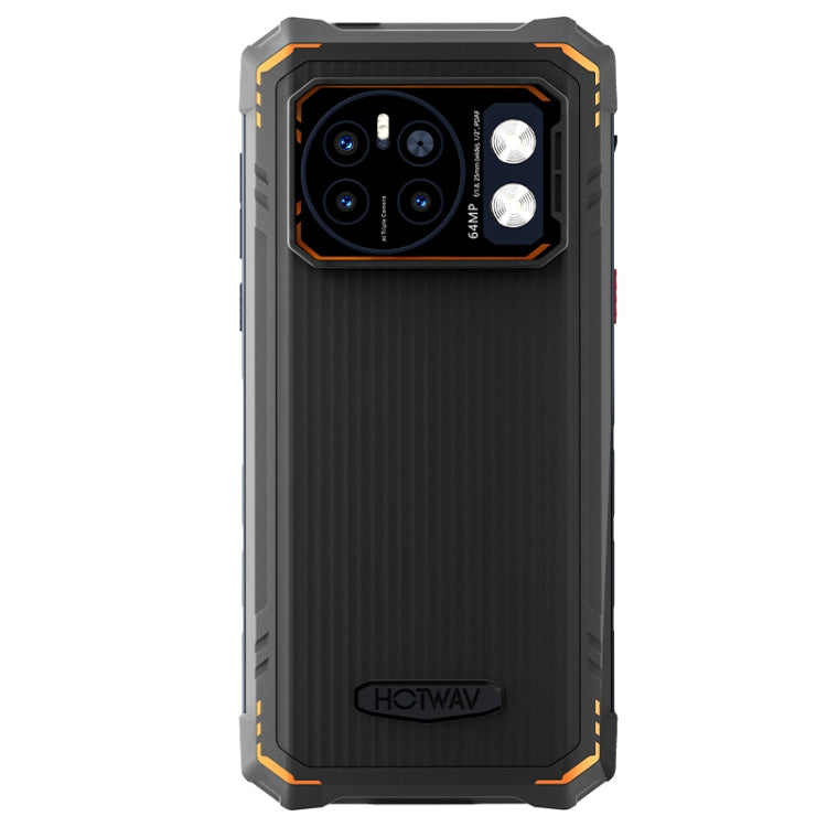 HOTWAV CYBER 13, IP68/IP69K Rugged Phone, 8GB+128GB, 10800mAh, 6.6 inch Android 14.0 Unisoc T606 Octa Core, Network: 4G, NFC, OTG (Orange)