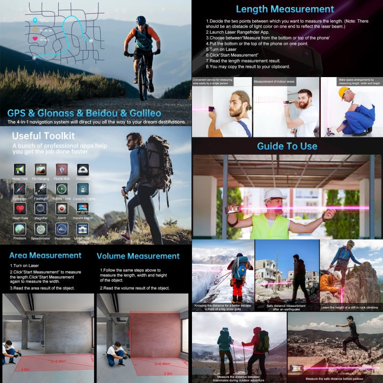 Unihertz Tank 3 / 8849, 16GB+512GB, 200MP Camera, Night Vision, 23800mAh Battery, 6.79 inch Android 13 Dimensity 8200 Octa Core, Network: 5G (Black) - free shipping - PMC TechLife - Order now!