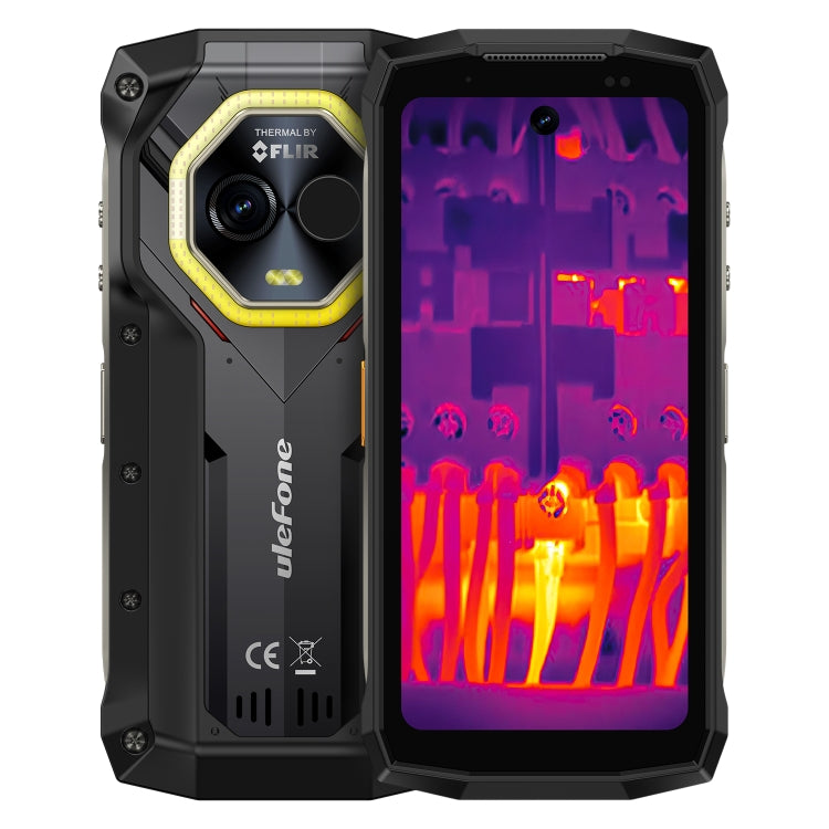Ulefone Armor Mini 20T Pro, Thermal Imaging, 8GB+256GB, IP68/IP69K Rugged Phone, 4.7 inch Android 14 MediaTek Dimensity 6300 5G Octa Core, Network: 5G, NFC, OTG (Mecha Black) - free shipping - PMC Jewellery - Order now!
