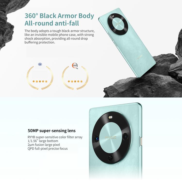 HUAWEI Enjoy 70X, 8GB+128GB, Screen Fingerprint, 6.78 inch HarmonyOS 4.2 Kirin 8000A Hexa Core, Network: 4G, OTG, NFC, Not Support Google Play (White) - free shipping - PMc TechLife - Order now!