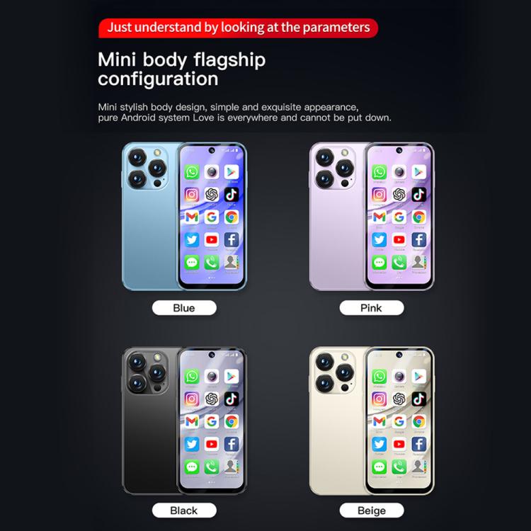 SOYES XS19 Pro, 6GB+128GB, 3.8 inch Android 12.0 MTK6762 Quad Core, Network: 4G, Dual SIM, GPS, OTG, Support Google Play Store (Purple) - free shipping - PMc TechLife - Order now!