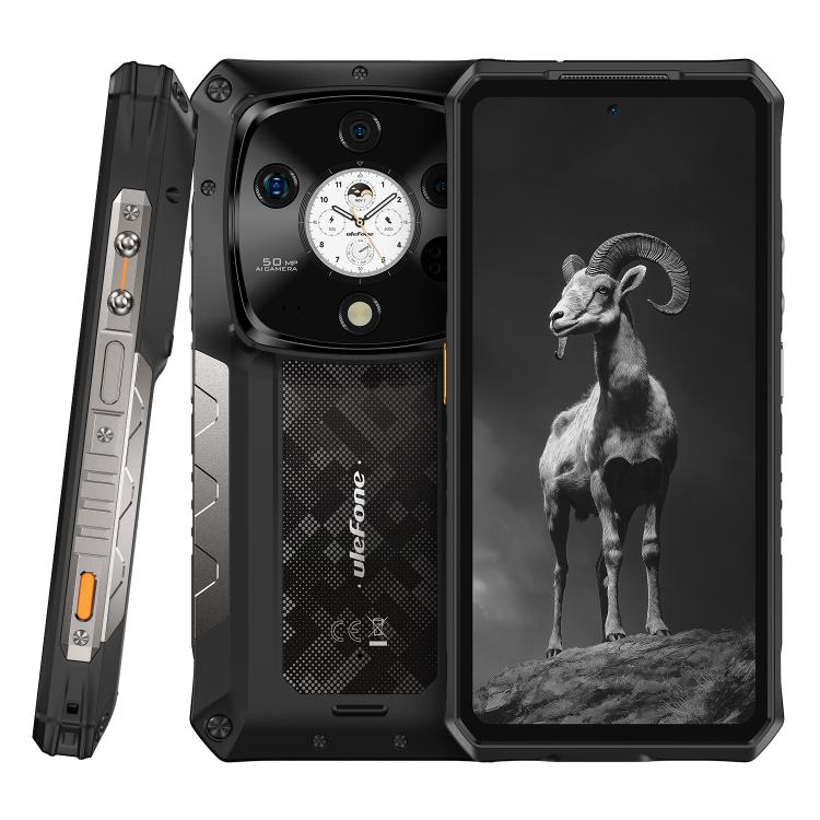 Ulefone Armor 28 Pro Rugged Phone, 16GB+512GB, Night Vision, 10600mAh, 6.67 inch + 1.04 inch Android 15 MediaTek Dimensity 7300 Octa Core, Network: 5G, NFC (Black)