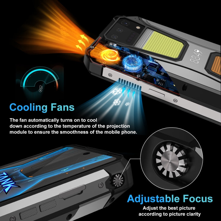 Unihertz 8849 Tank 2 Pro Night Vision Projector Rugged Phone, 12GB+256GB, 6.79 inch Android 14 MTK6789 Octa Core, Network: 4G (Black) - free shipping - PMC Jewellery - Order now!