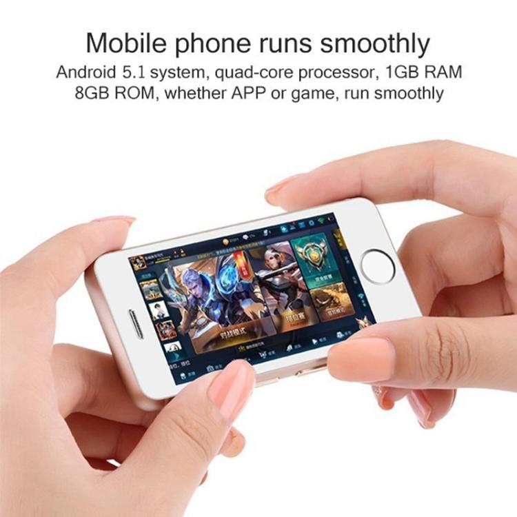 MELROSE S9, 512MB+8GB, 2.45 inch Android 5.1 MTK6580 Quad Core, Bluetooth, WiFi, Network: 3G (White) - free shipping - PMC Jewellery - Order now!