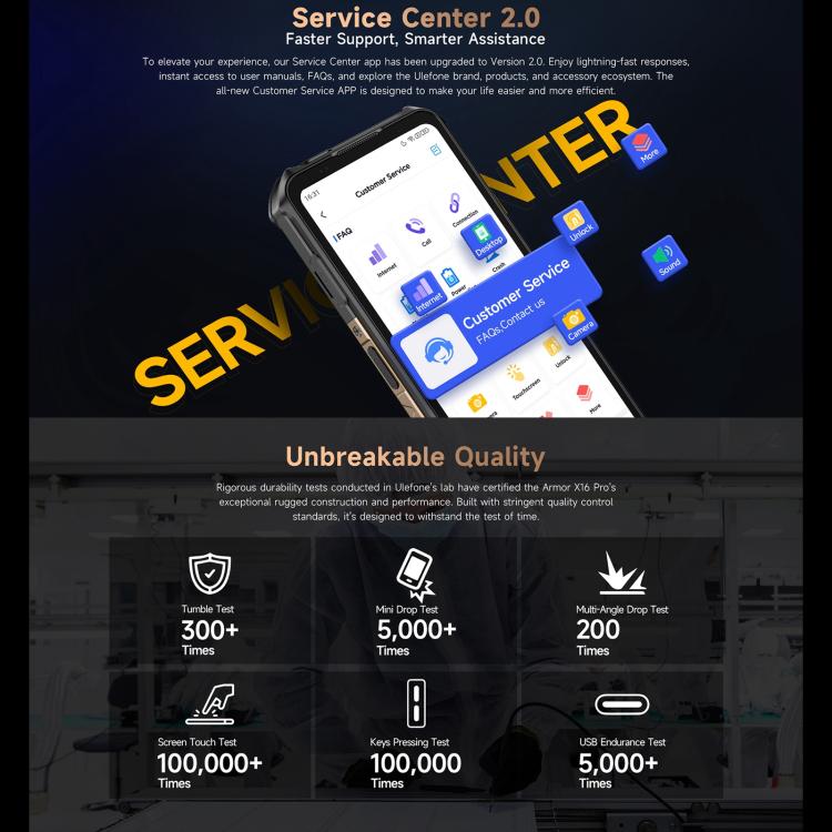 Ulefone Armor X16 Pro, 8GB+256GB, Night Vision, IP68/IP69K Rugged Phone, 6.56 inch Android 15 MediaTek Dimensity 6300 Octa Core, Network: 5G, NFC, OTG (Wasteland Shadow) - free shipping - PMC Jewellery - Order now!