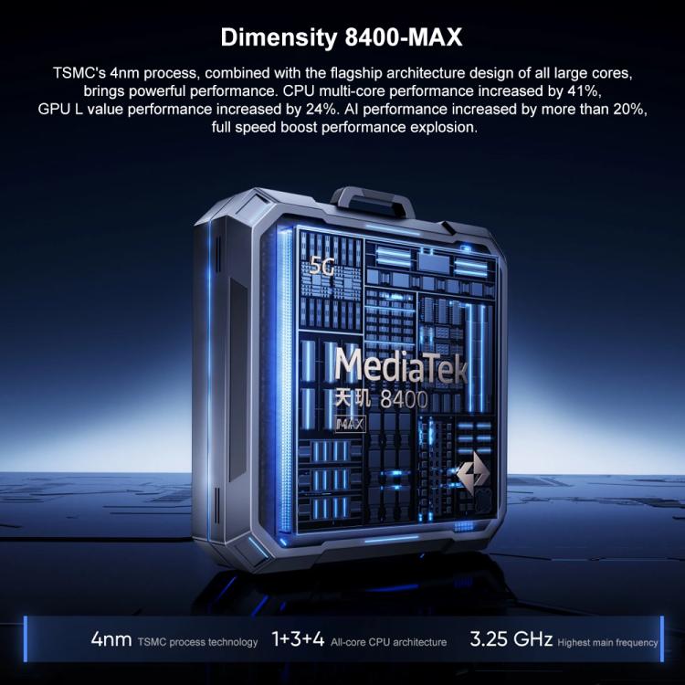 Realme Neo7 SE, 12GB+256GB, 6.78 inch Android 15 / Realme UI 6.0 MediaTek Dimensity 8400-MAX Octa Core, NFC, Network: 5G (Blue)