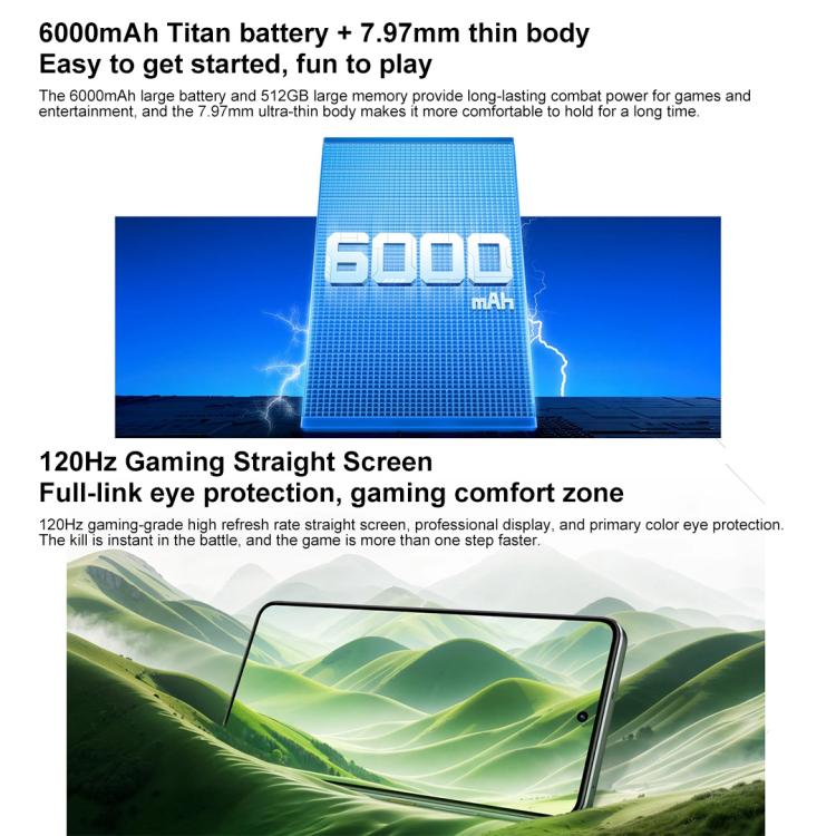Realme 14, 16GB+256GB, Screen Fingerprint Identification, 6.67 inch Realme UI 6.0 Snapdragon 6 Gen 4 Octa Core, NFC, Network: 5G (Silver)