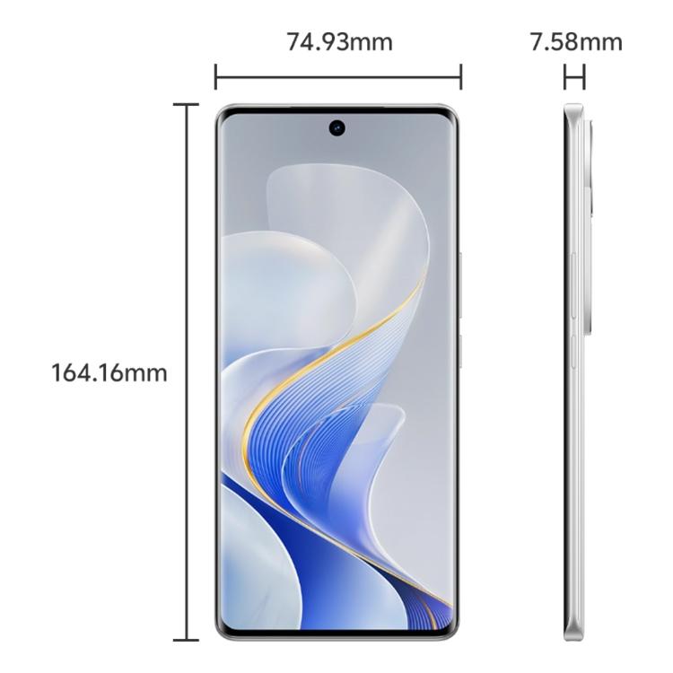 vivo S19 Pro, 8GB+256GB, Face ID / Screen Fingerprint Identification, 6.78 inch Android 14 Dimensity 9200+ Octa Core, OTG, NFC, Network: 5G (White)