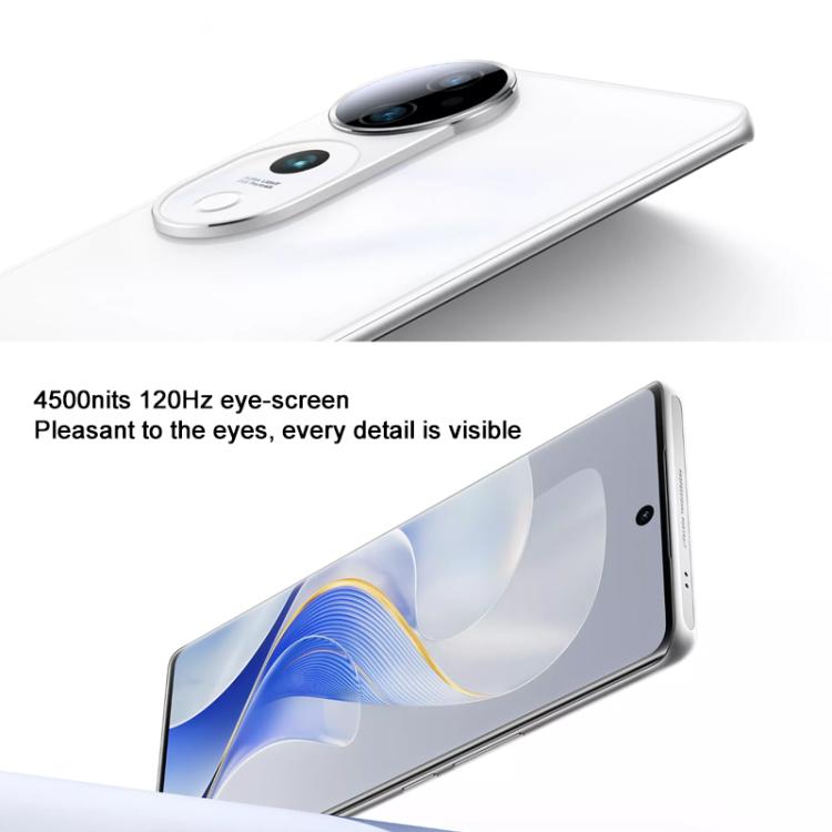 vivo S19 Pro, 8GB+256GB, Face ID / Screen Fingerprint Identification, 6.78 inch Android 14 Dimensity 9200+ Octa Core, OTG, NFC, Network: 5G (White)