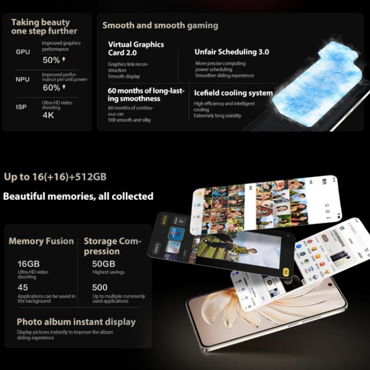 vivo S20, 12GB+512GB, Face ID / Screen Fingerprint Identification, 6.67 inch Android 15 Snapdragon 7 Gen 3 Octa Core, OTG, NFC, Network: 5G (Gold)