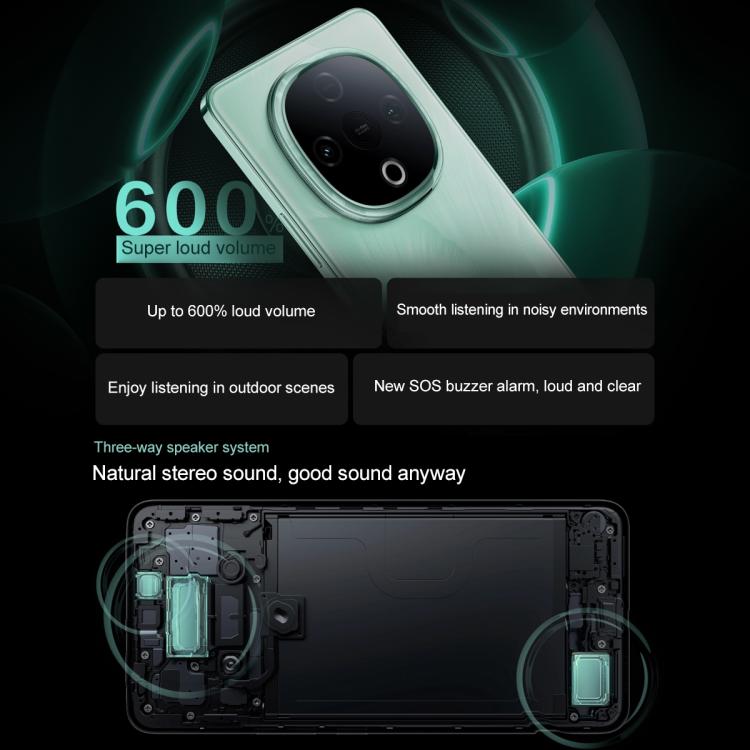 vivo Y300, 12GB+512GB, Face ID / Screen Fingerprint Identification, 6.77 inch Android 15 OriginOS 5 Dimensity 6300 Octa Core, OTG, Network: 5G (Cyan)