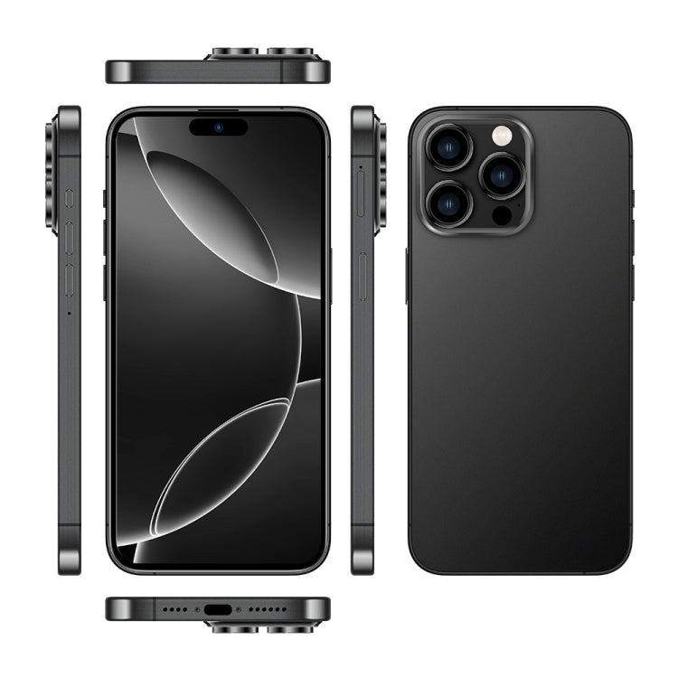 i16 Pro Max / Q5, 2GB+16GB, 6.5 inch Screen, Face Identification, Android 8.1 MTK6580P Quad Core, Network: 3G, Dual SIM, EU Plug (Black)