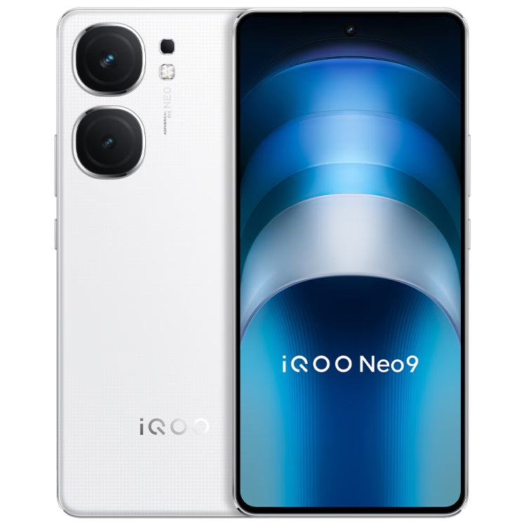vivo iQOO Neo9, Dual Back Cameras, 16GB+512GB, Face ID / Fingerprint Identification, 6.78 inch Android 14 OriginOS 4 Snapdragon 8 Gen 2 Octa Core, OTG, NFC, Network: 5G, Support Google Play (White)