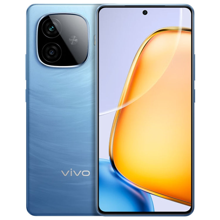 vivo Y200 GT, Dual Back Cameras, 12GB+256GB, Face ID Screen Fingerprint Identification, 6.78 inch Android 14.0 OriginOS 4 Snapdragon 7 Gen 3 Octa Core 2.63GHz, OTG, NFC, Network: 5G, Support Google Play (Blue)