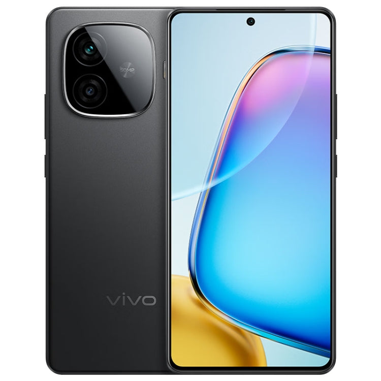 vivo Y200 GT, Dual Back Cameras, 12GB+512GB, Face ID Screen Fingerprint Identification, 6.78 inch Android 14.0 OriginOS 4 Snapdragon 7 Gen 3 Octa Core 2.63GHz, OTG, NFC, Network: 5G, Support Google Play (Black)
