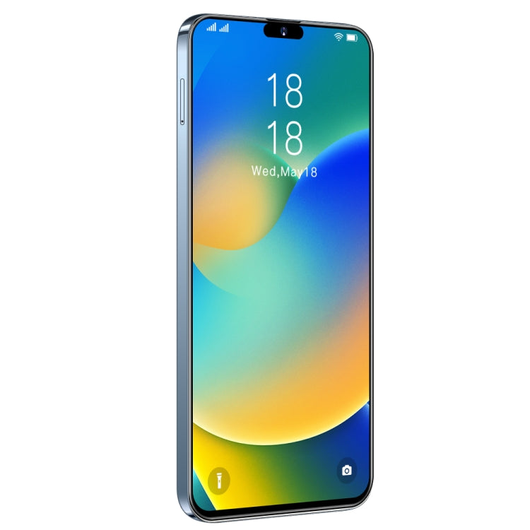 i14 Pro Max N85+, 2GB+16GB, 6.3 inch Screen, Face Identification, Android 6.0 Spreadtrum 7731G Quad Core, Network: 3G, Dual SIM, with 64GB TF Card(Blue)