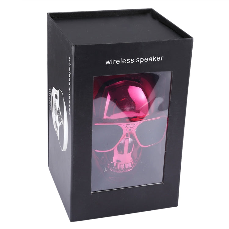 Sunglasses Skull Bluetooth Stereo Speaker, for iPhone, Samsung, HTC, Sony and other Smartphones (Red) - Desktop Speaker by PMC Jewellery | Online Shopping South Africa | PMC Jewellery | Buy Now Pay Later Mobicred