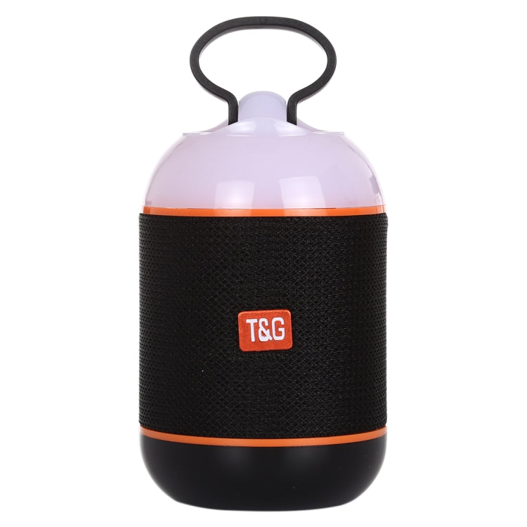 T&G TG605 Portable Stereo Wireless Bluetooth V5.0 Speaker, Built-in Mic, Support Hands-free Calls & TF Card & U Disk & AUX Audio & FM(Black)