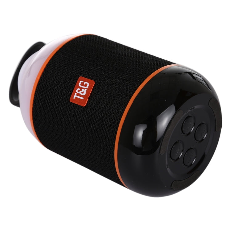 T&G TG605 Portable Stereo Wireless Bluetooth V5.0 Speaker, Built-in Mic, Support Hands-free Calls & TF Card & U Disk & AUX Audio & FM(Black)