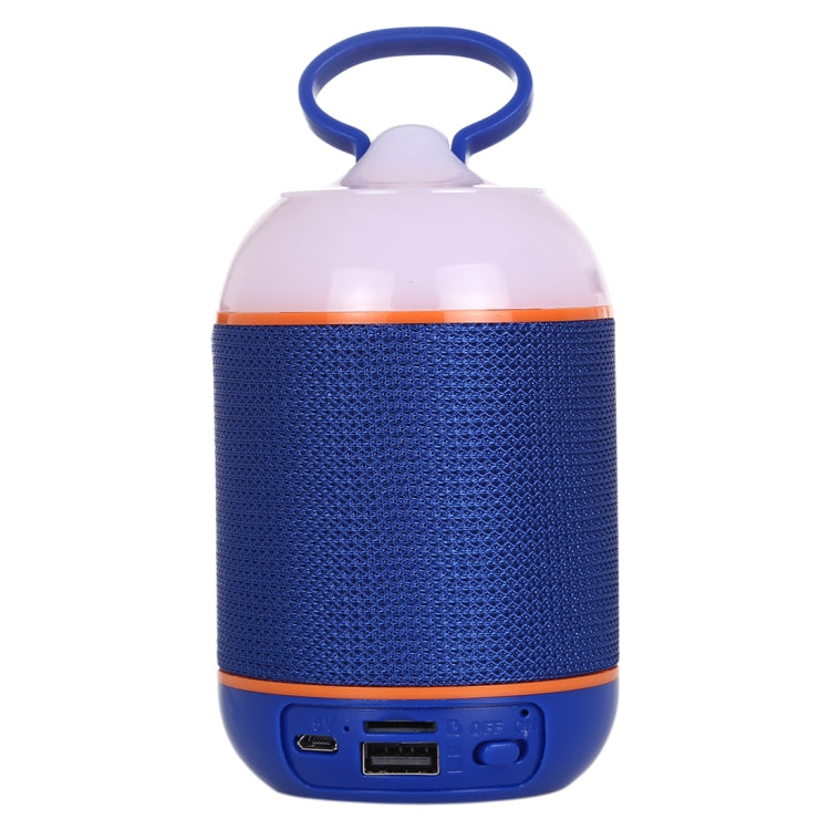 T&G TG605 Portable Stereo Wireless Bluetooth V5.0 Speaker, Built-in Mic, Support Hands-free Calls & TF Card & U Disk & AUX Audio & FM(Blue)