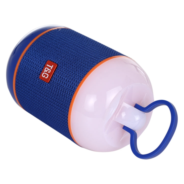 T&G TG605 Portable Stereo Wireless Bluetooth V5.0 Speaker, Built-in Mic, Support Hands-free Calls & TF Card & U Disk & AUX Audio & FM(Blue)