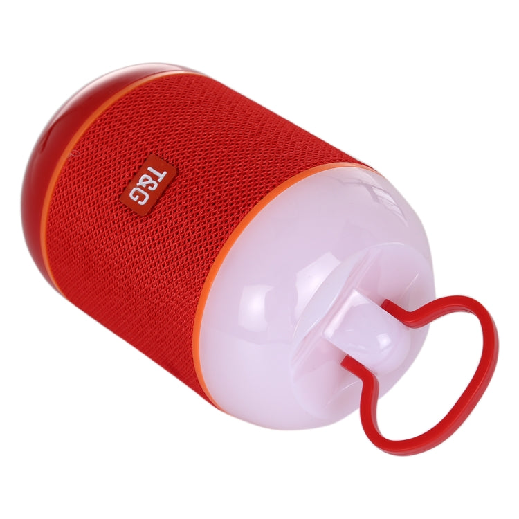 T&G TG605 Portable Stereo Wireless Bluetooth V5.0 Speaker, Built-in Mic, Support Hands-free Calls & TF Card & U Disk & AUX Audio & FM(Red)