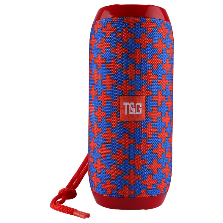 T&G TG117 Portable Bluetooth Stereo Speaker, with Built-in MIC, Support Hands-free Calls & TF Card & AUX IN & FM, Bluetooth Distance: 10m(Red)