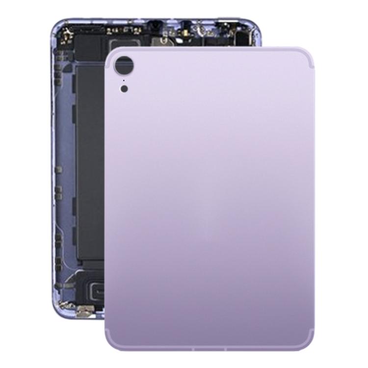 For iPad Mini 6 2021 4G Version Aluminum Alloy Back Battery Cover(Purple)