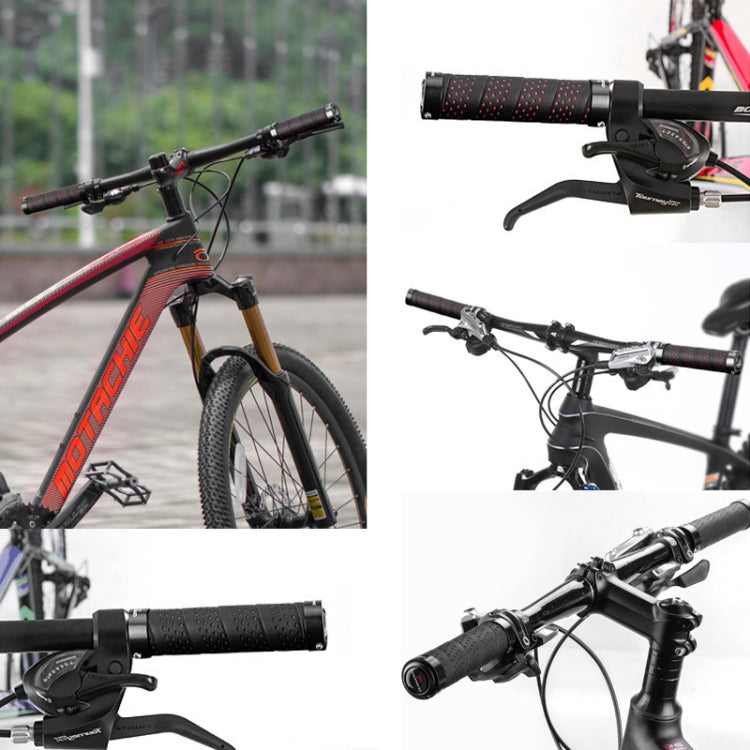 PROMEND GR-515 1 Pair Shock-absorbing Anti-skid Mountain Bike Grips Cover (Black) - free shipping - PMc TechLife - Order now!