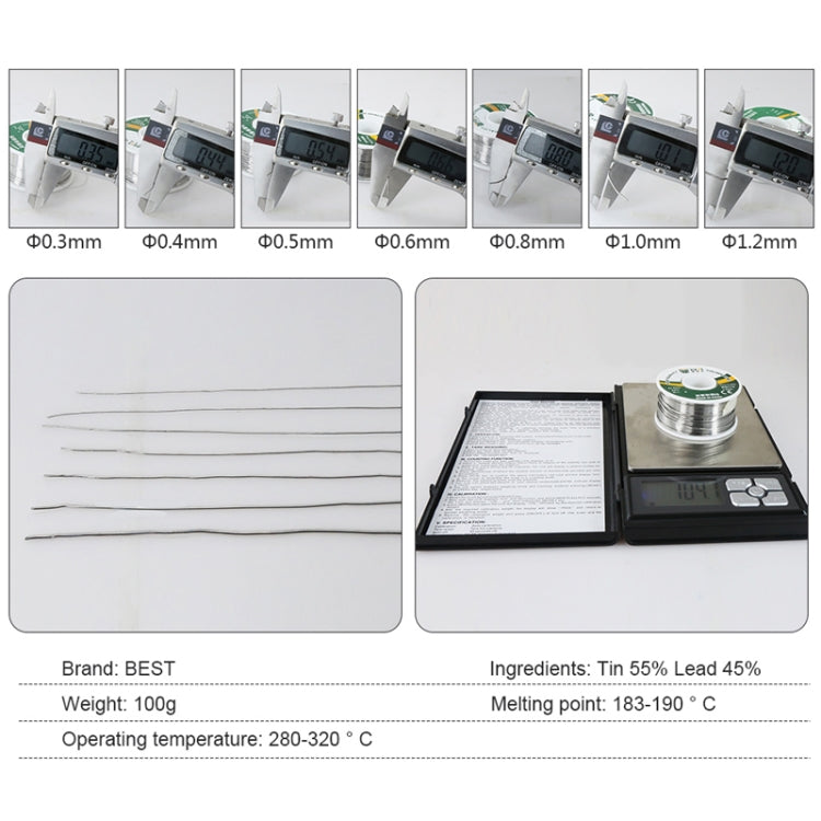 BEST 0.6mm 100g welding wire