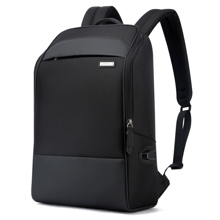 Bopai 751-006881 Business Anti-theft Water-resistant Large Capacity Double Shoulder Bag,with USB Charging Port, Size: 30x14x44cm(Black)