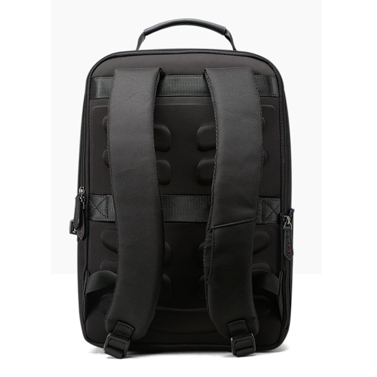 Bopai 851-009911 Business Anti-theft Water-resistant Large Capacity Double Shoulder Bag,with USB Charging Port, Size: 30.5x13x45cm (Black)
