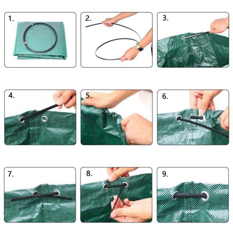 32 Gallons 120L PP Garden Fallen Leaves Bags Green Waste Bags, Size: 45cm x 76cm - free shipping - PMC TechLife - Order now!