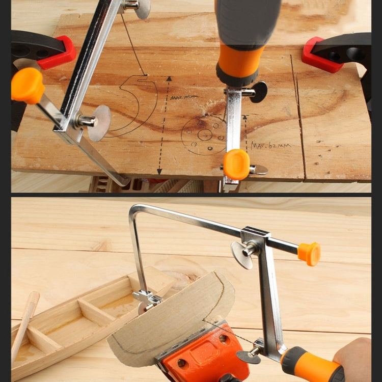 U Shape Hacksaw with Blades for Metal / Wood / Plastic Tube / Wire DIY Hand Tool Portable Woodworking Saw, Width: 105mm - Electric Saws & Accessories by PMC TechLife | Online Shopping South Africa | PMC TechLife | Buy Now Pay Later Mobicred