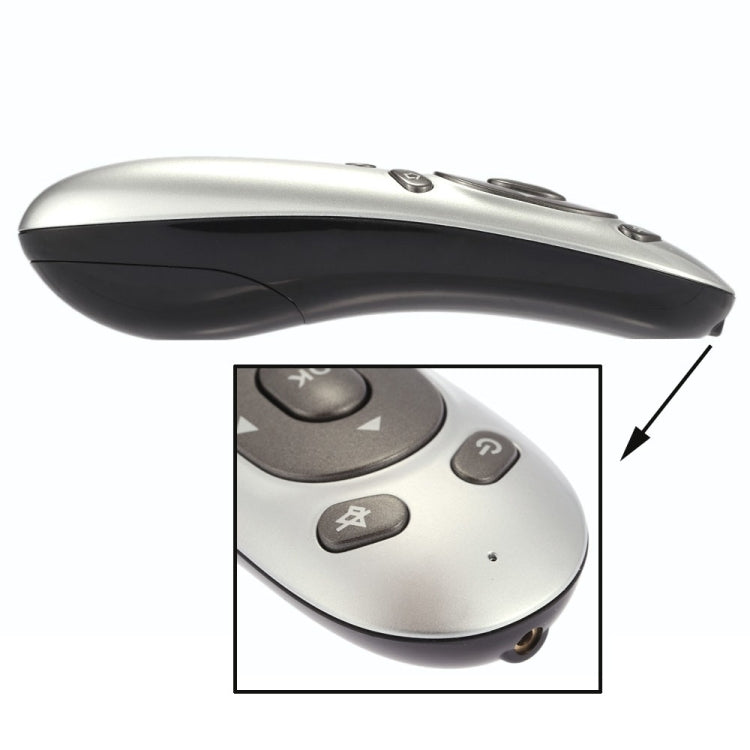 PR-07 2.4G Multifunctional 6-axis Gyro PC Wireless Presenter Remote Control PPT Presentation Air Mouse , Support Windows XP / Vista / Win7 / Win8 / Android 4.0 and Above Version , Effective Distance: 15m(Grey) - by PMC Jewellery | Online Shopping South Africa | PMC Jewellery | Buy Now Pay Later Mobicred