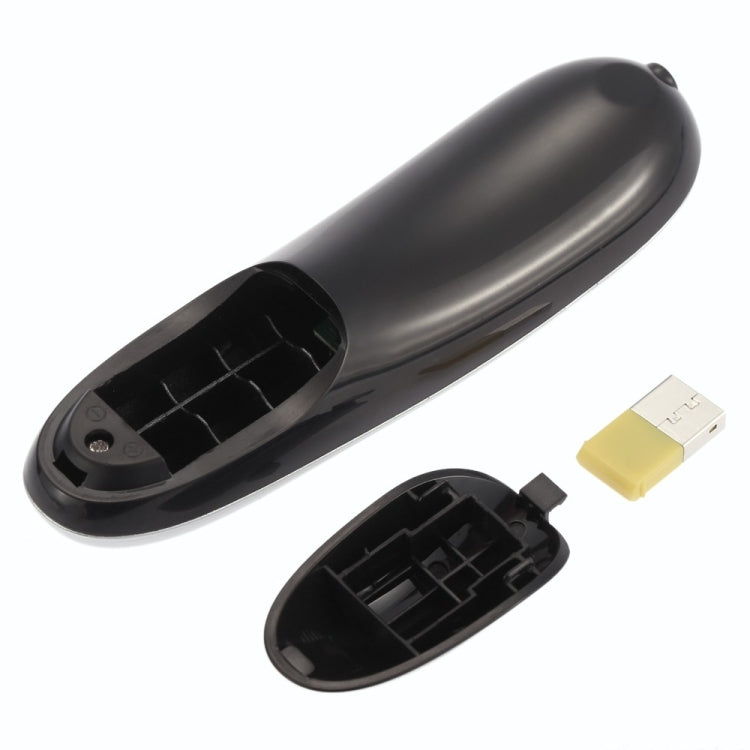 PR-07 2.4G Multifunctional 6-axis Gyro PC Wireless Presenter Remote Control PPT Presentation Air Mouse , Support Windows XP / Vista / Win7 / Win8 / Android 4.0 and Above Version , Effective Distance: 15m(Grey) - by PMC Jewellery | Online Shopping South Africa | PMC Jewellery | Buy Now Pay Later Mobicred