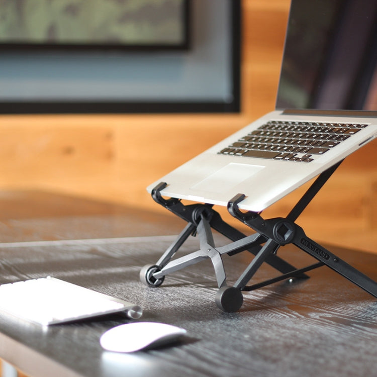 Nexstand K2 Laptop Height Extender Holder Stand Folding Portable Computer Heat Dissipation Bracket, Size: 35.4x4x4cm(Black) - MacBook Holder by PMC Jewellery | Online Shopping South Africa | PMC Jewellery | Buy Now Pay Later Mobicred