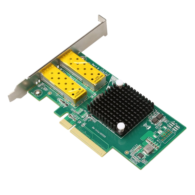 XXA037 Intel 82599 Dual SFP Port PCI Express FCoE PCIe x8 10 Gigabit Ethernet Network Optical LAN Card Adapter