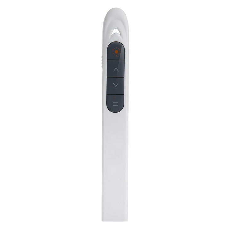 XM930 2.4GHz Wireless Laser PowerPoint Page Turning Pen Multimedia Wireless Presentation Projection Pen with USB Receiver, Support Low Battery Remind, Remote Control Distance: 100m(White) - by PMC Jewellery | Online Shopping South Africa | PMC Jewellery | Buy Now Pay Later Mobicred