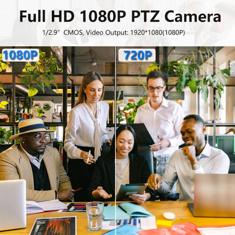 YANS YS-H23UT USB HD 1080P 3X Zoom Video Conference Camera for Large Screen, Support IR Remote Control(Grey) - free shipping - PMC Jewellery - Order now!