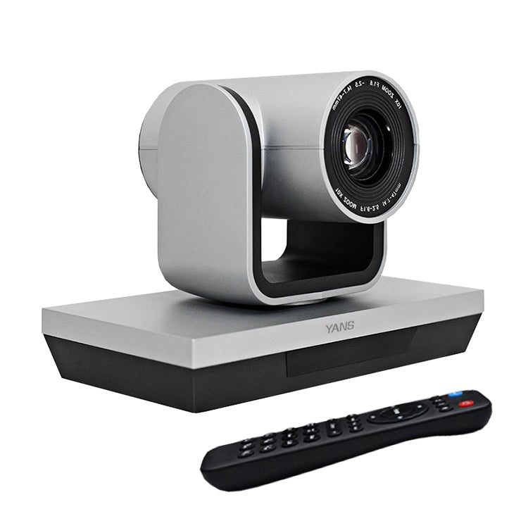 YANS YS-H23U USB HD 1080P 3X Zoom Wide-Angle Video Conference Camera with Remote Control, US Plug (Grey) - free shipping - PMC Jewellery - Order now!