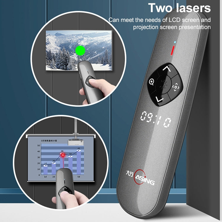 ASiNG A8 32GB Green Laser PPT Page Turning Pen Wireless Presenter - by ASiNG | Online Shopping South Africa | PMC Jewellery | Buy Now Pay Later Mobicred